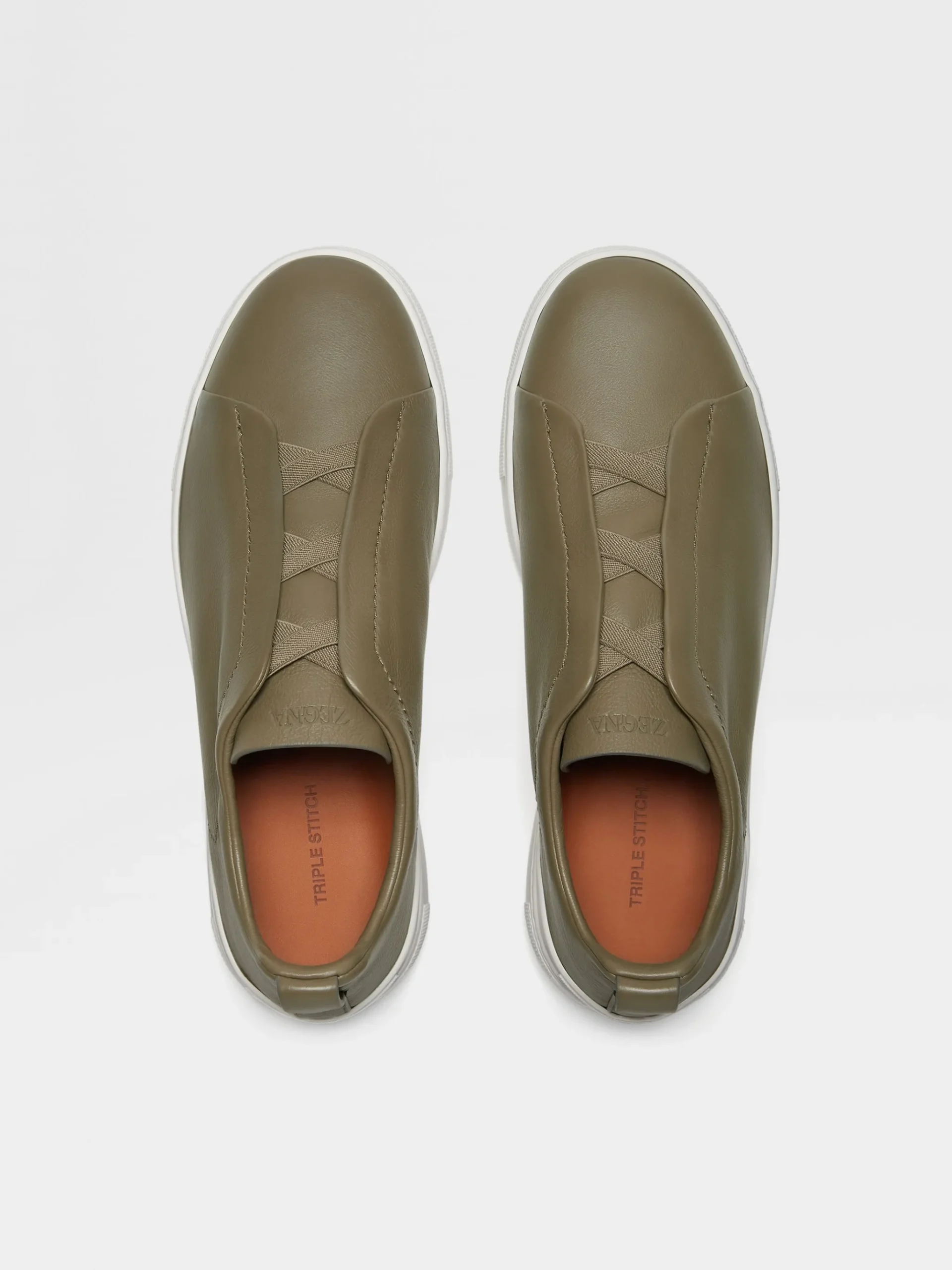 Light Olive Green Triple Stitch™ SECONDSKIN Sneakers