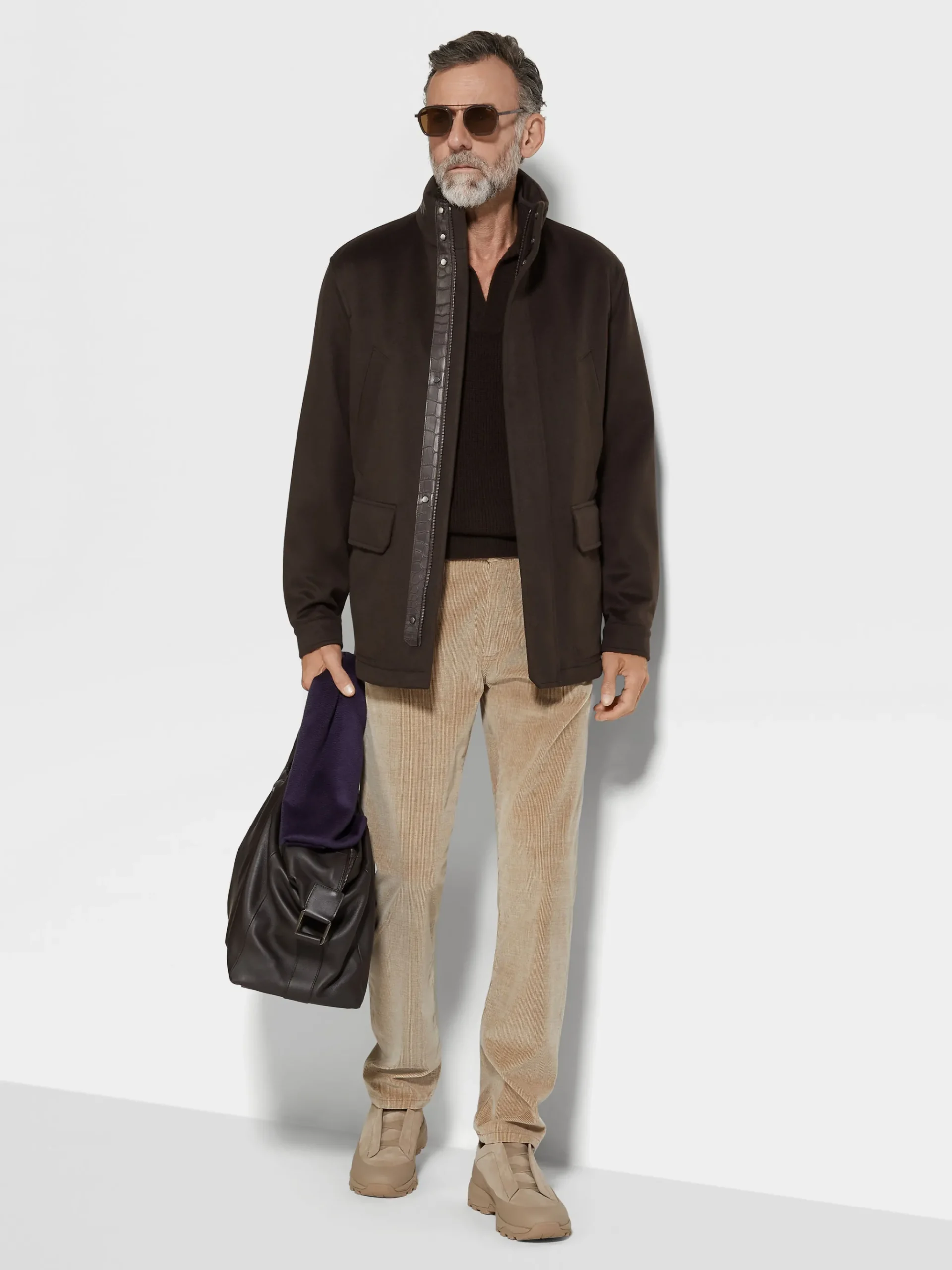 Light Taupe Cashco Roccia Pants
