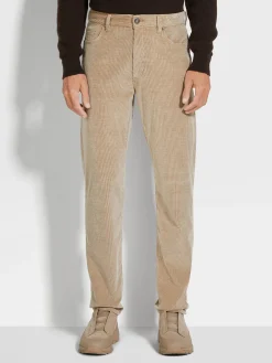 Light Taupe Cashco Roccia Pants