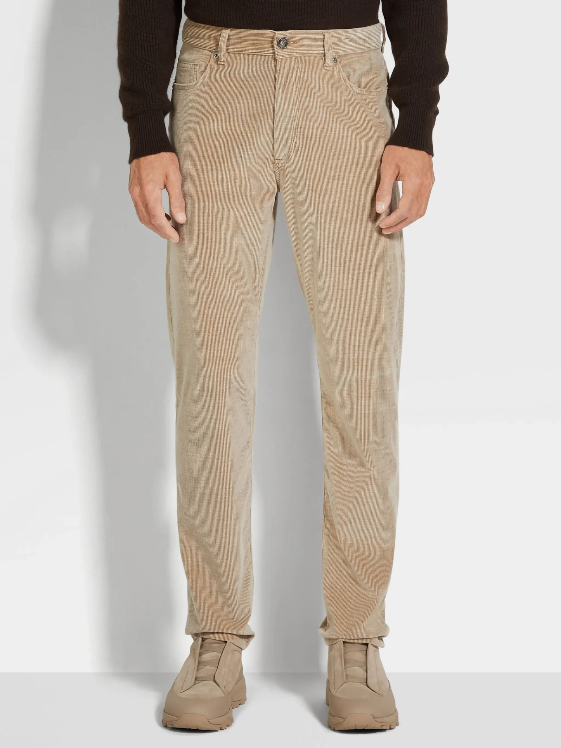 Light Taupe Cashco Roccia Pants