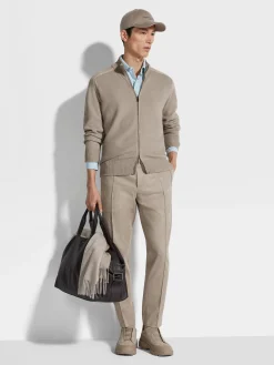 Light Taupe 15milmil15 Wool Joggers