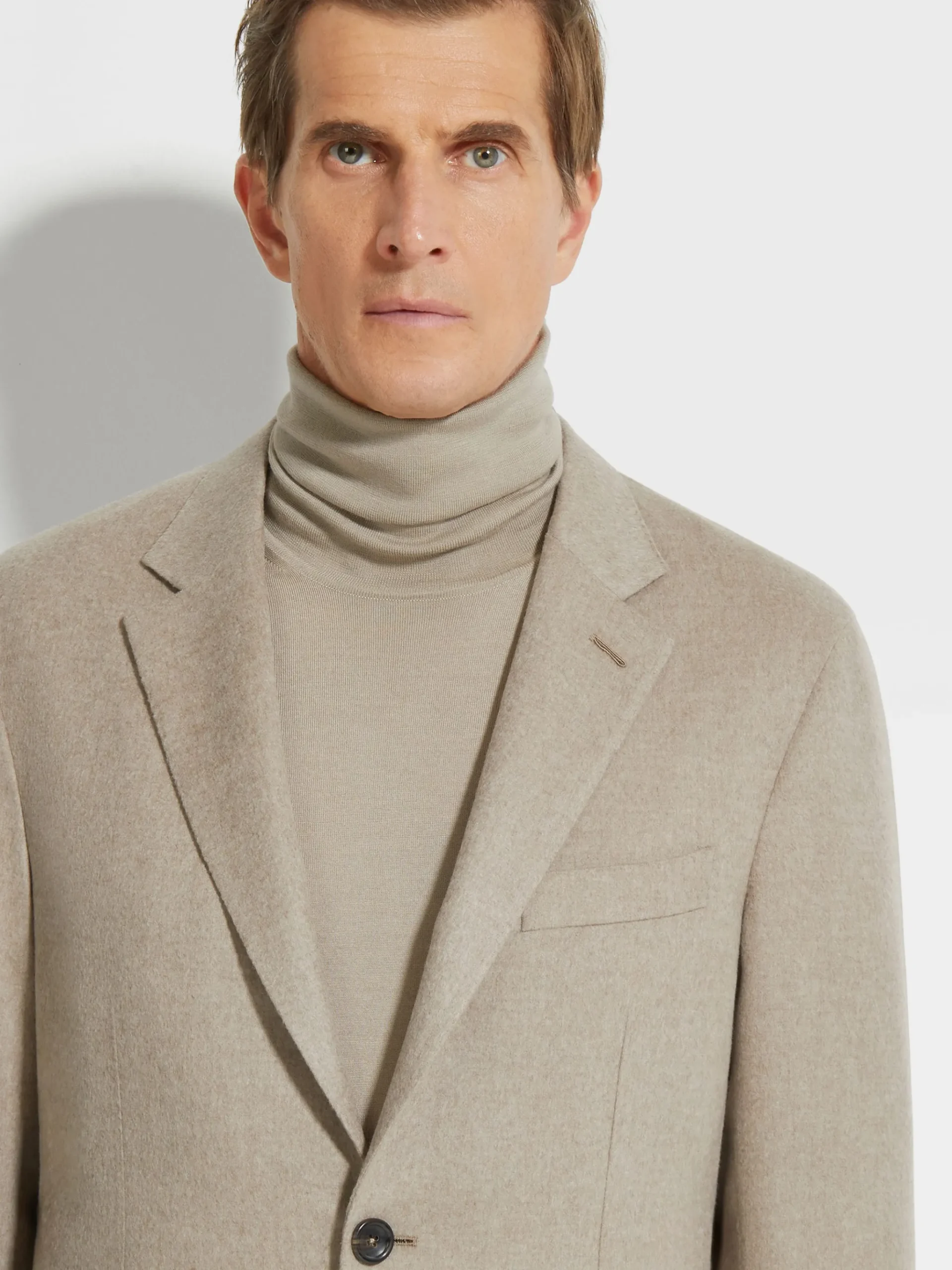Light Taupe Oasi Cashmere Jacket