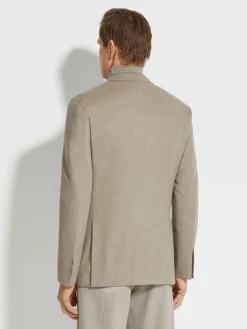 Light Taupe Oasi Cashmere Jacket