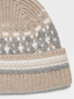 Light Taupe Oasi Cashmere Beanie