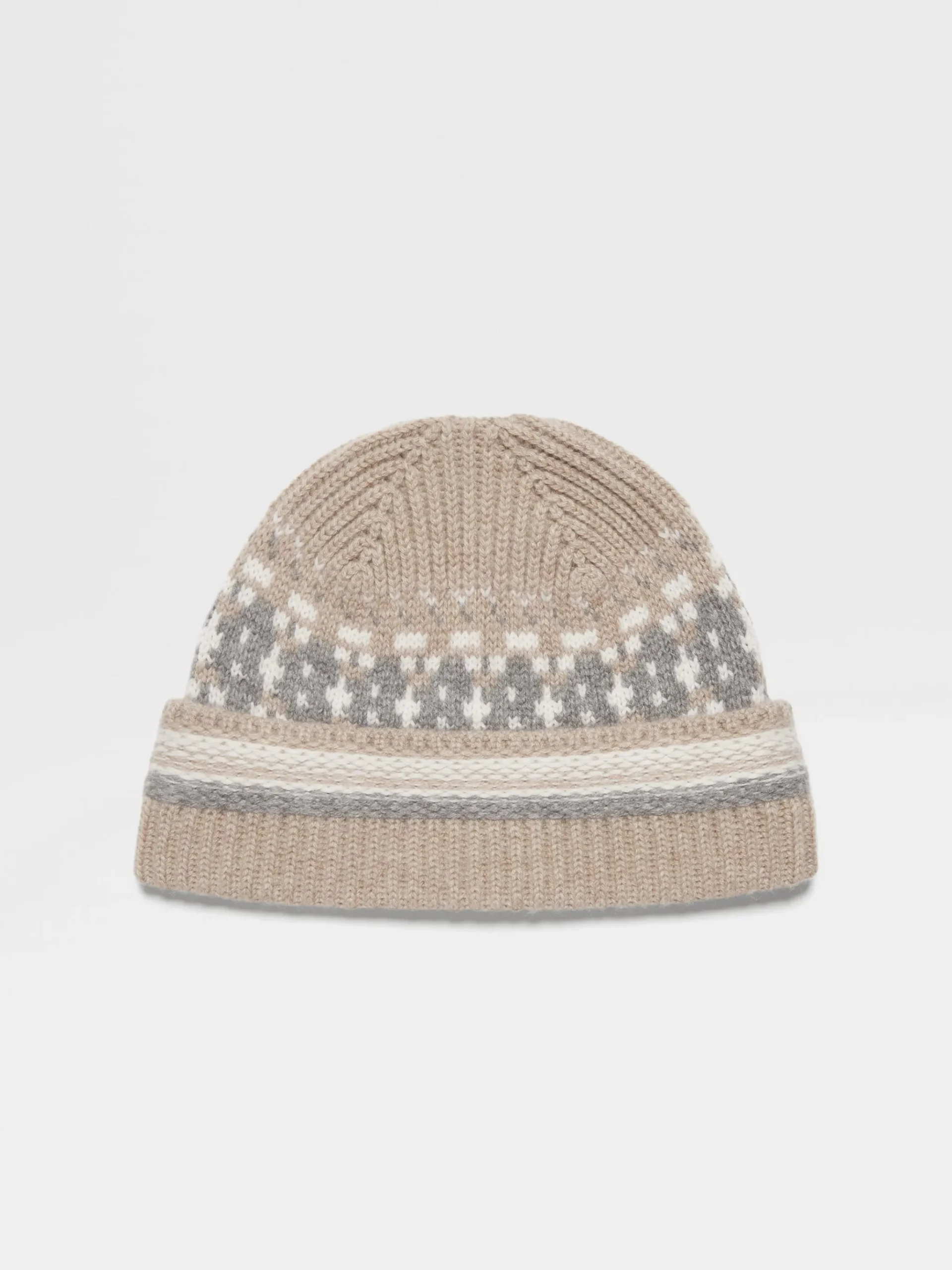 Light Taupe Oasi Cashmere Beanie