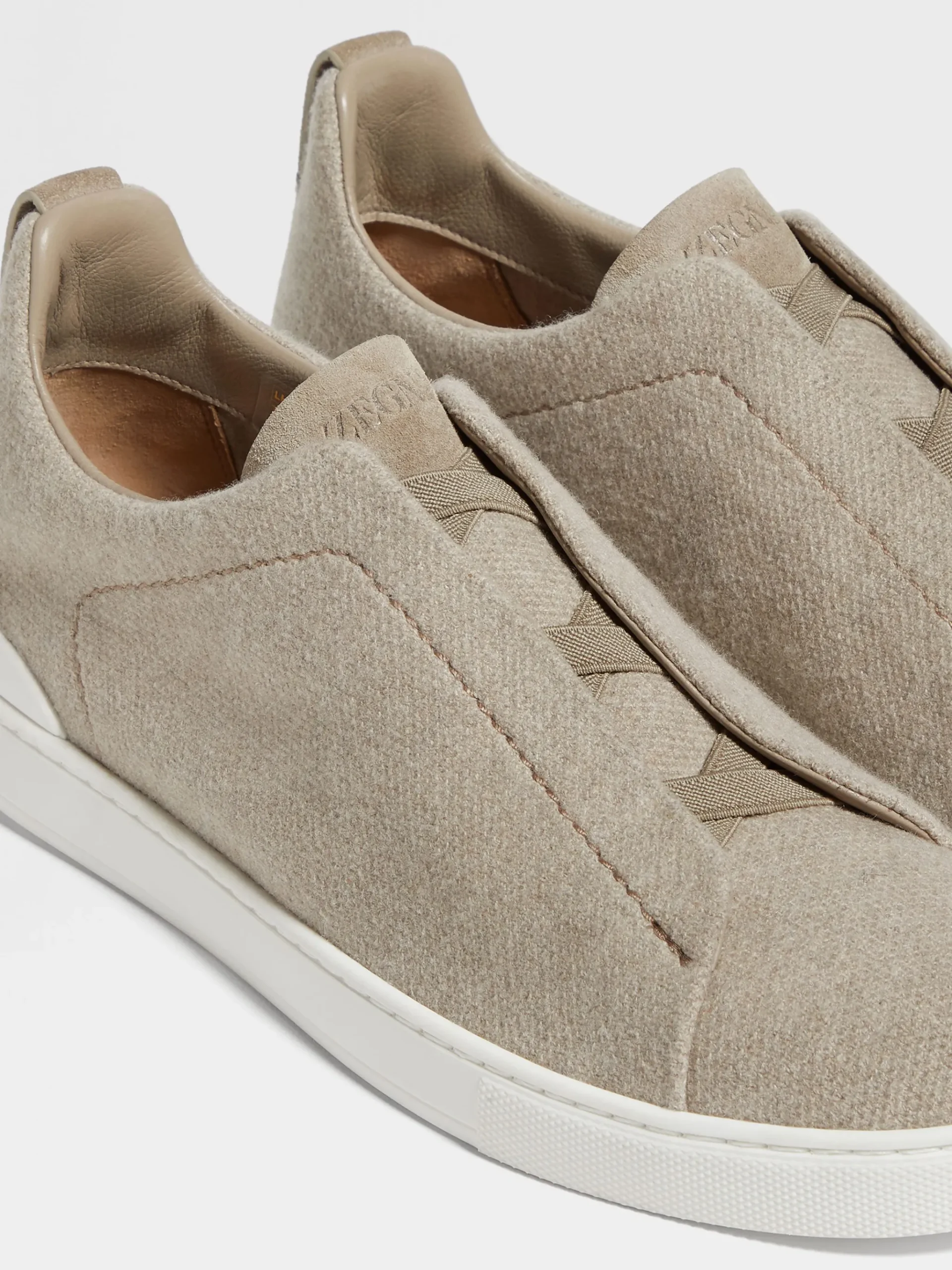 Light Taupe Oasi Cashmere Triple Stitch™ Sneakers