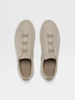 Light Taupe Oasi Cashmere Triple Stitch™ Sneakers
