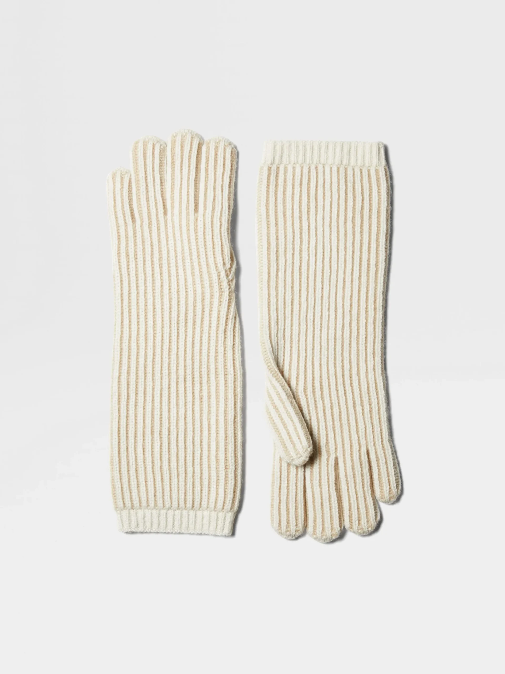 Light Taupe Oasi Cashmere Gloves