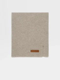 Light Taupe Oasi Cashmere Neck Warmer