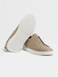 Light Taupe Triple Stitch™ SECONDSKIN Sneakers