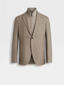 Light Taupe Trofeo™ Cashmere Jacket