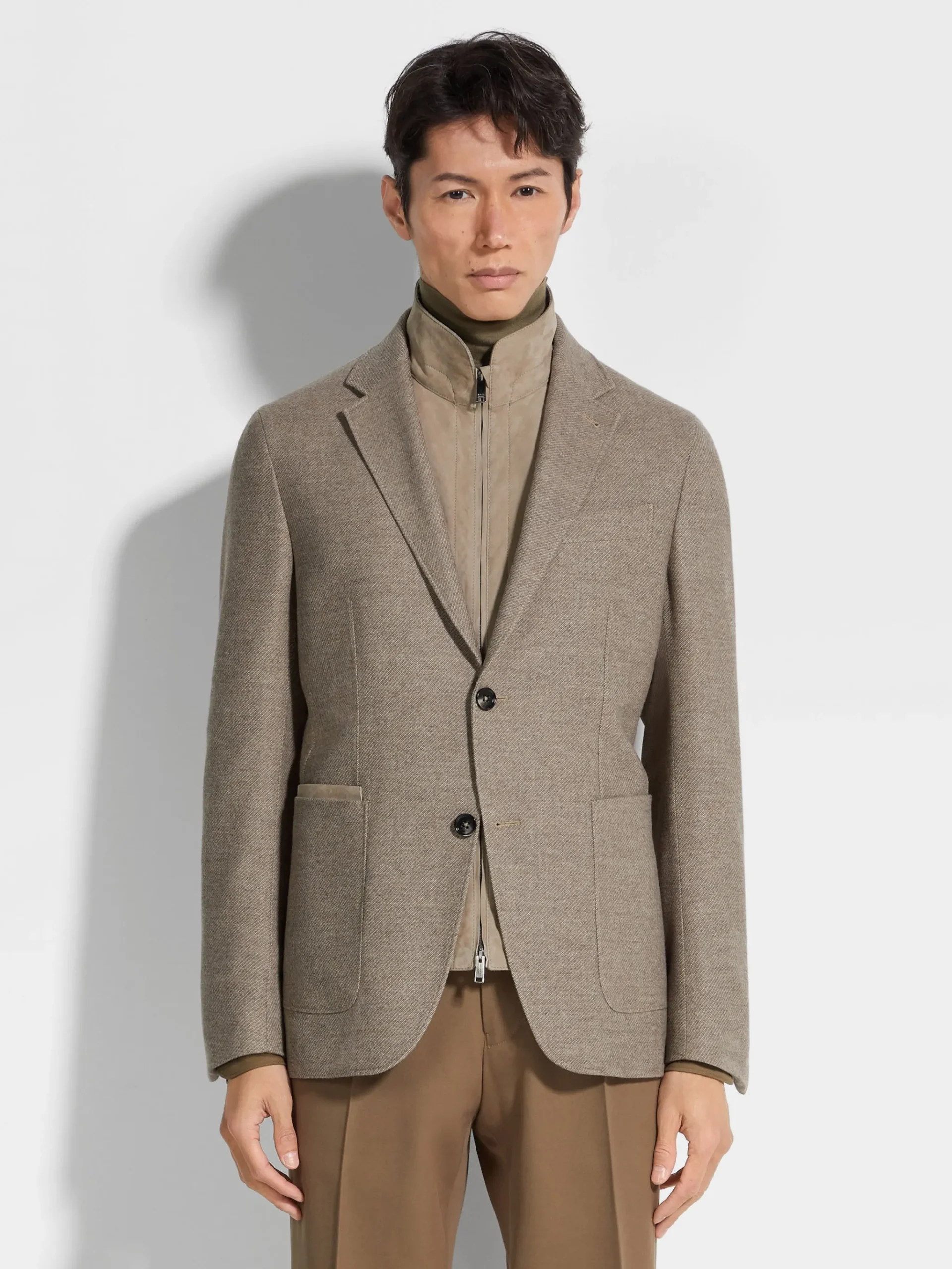 Light Taupe Trofeo™ Cashmere Jacket