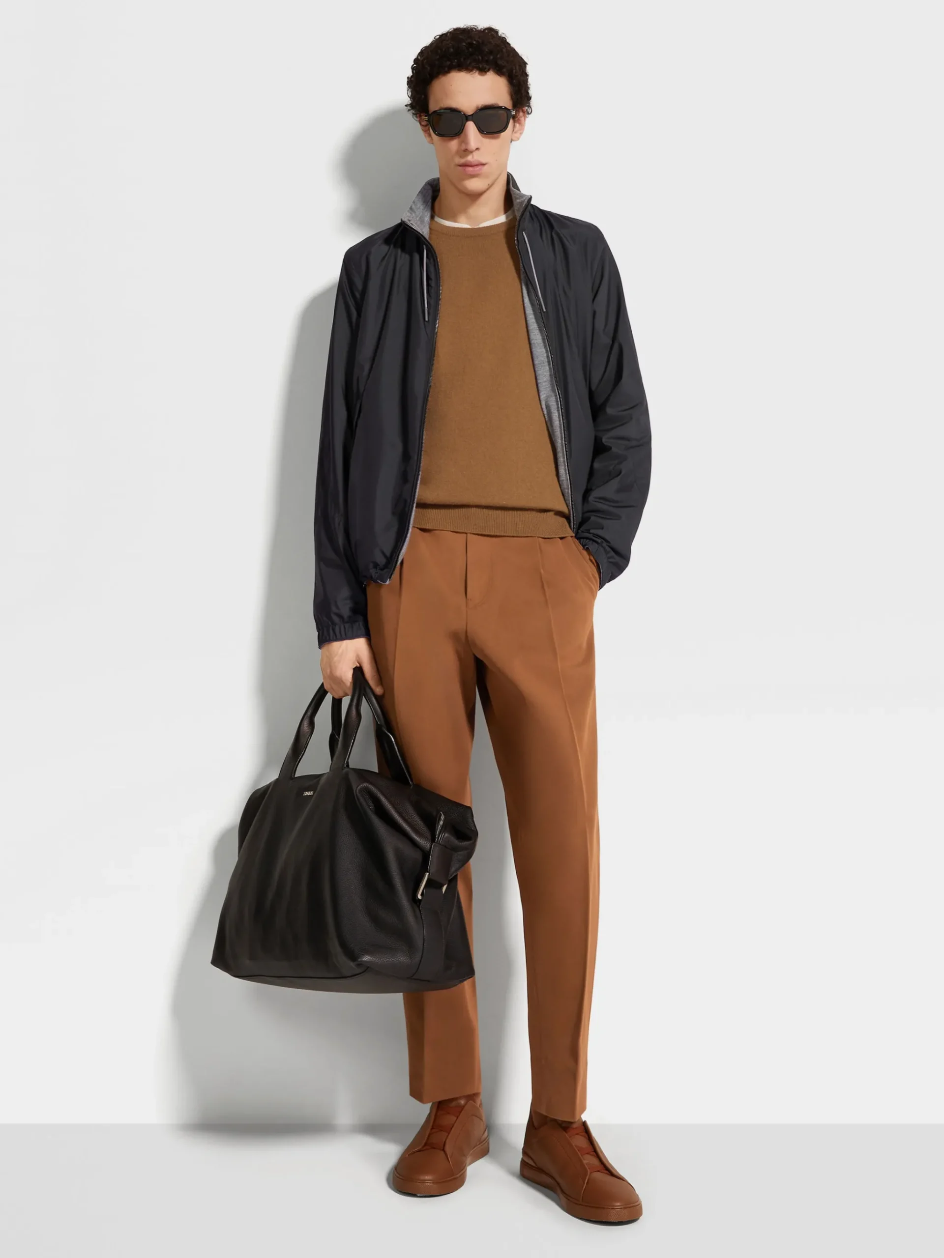 Microfiber Reversible Brezza Blouson
