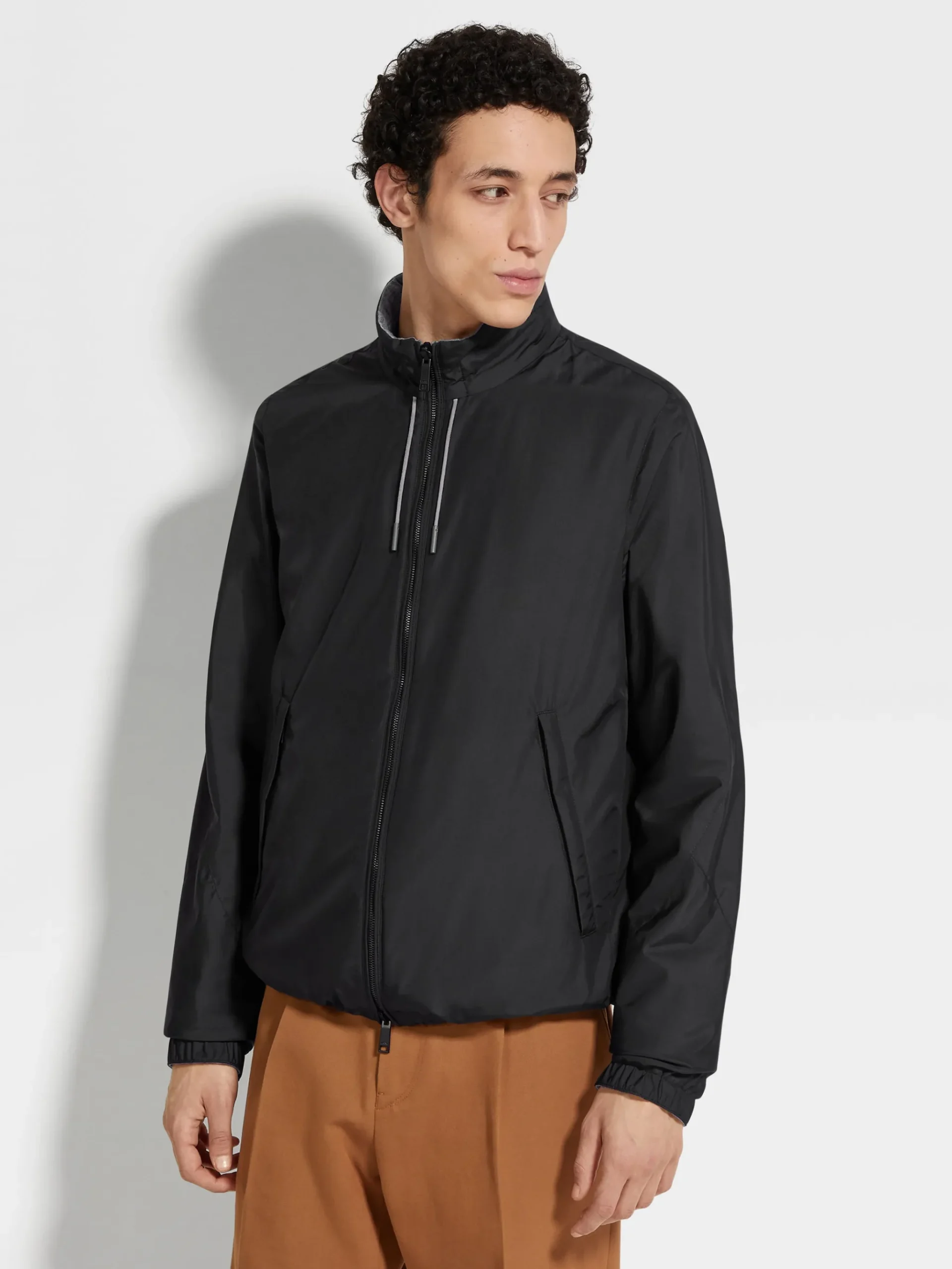Microfiber Reversible Brezza Blouson