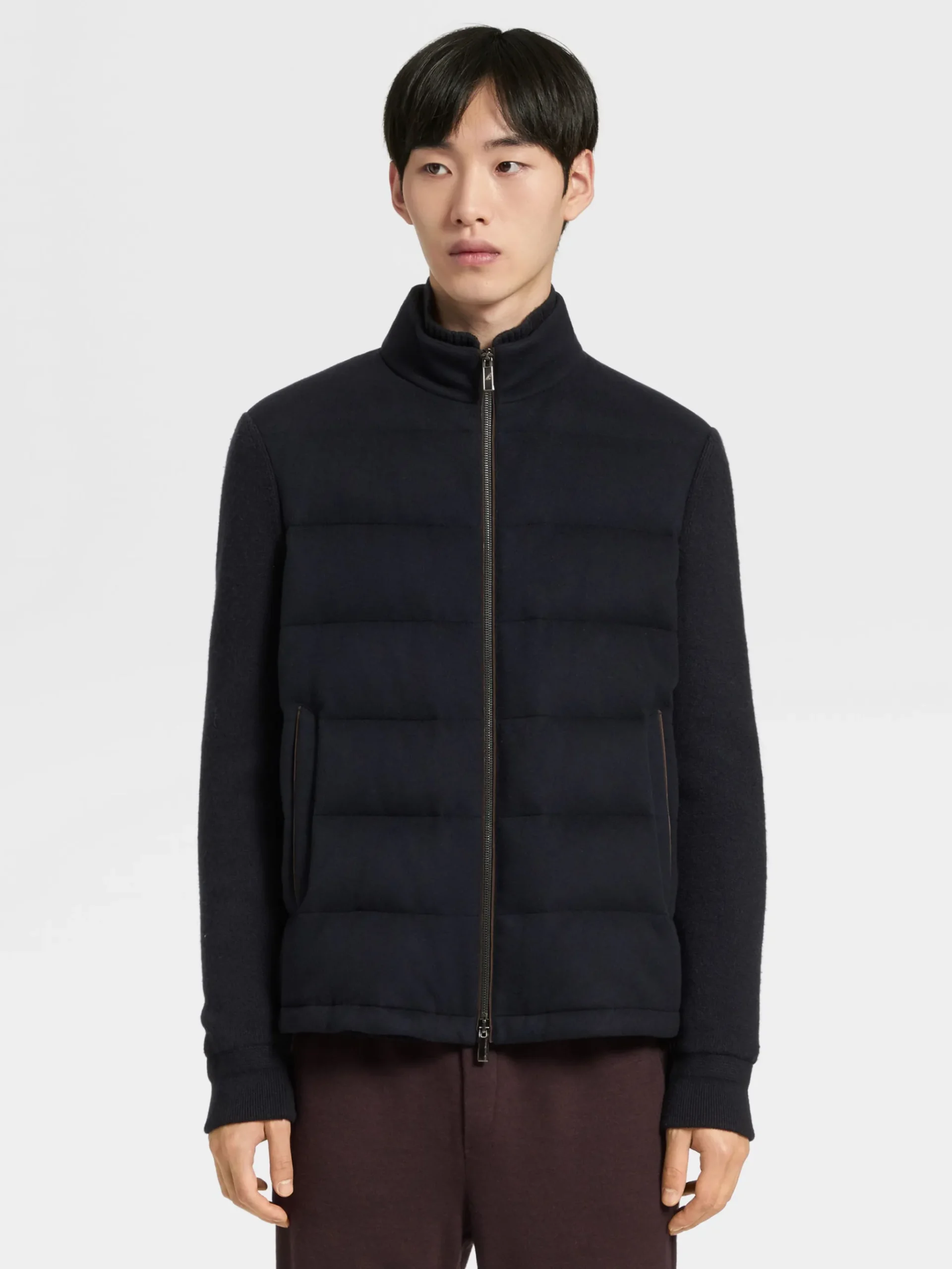 12milmil12 Down Filled Hybrid Wool Blouson