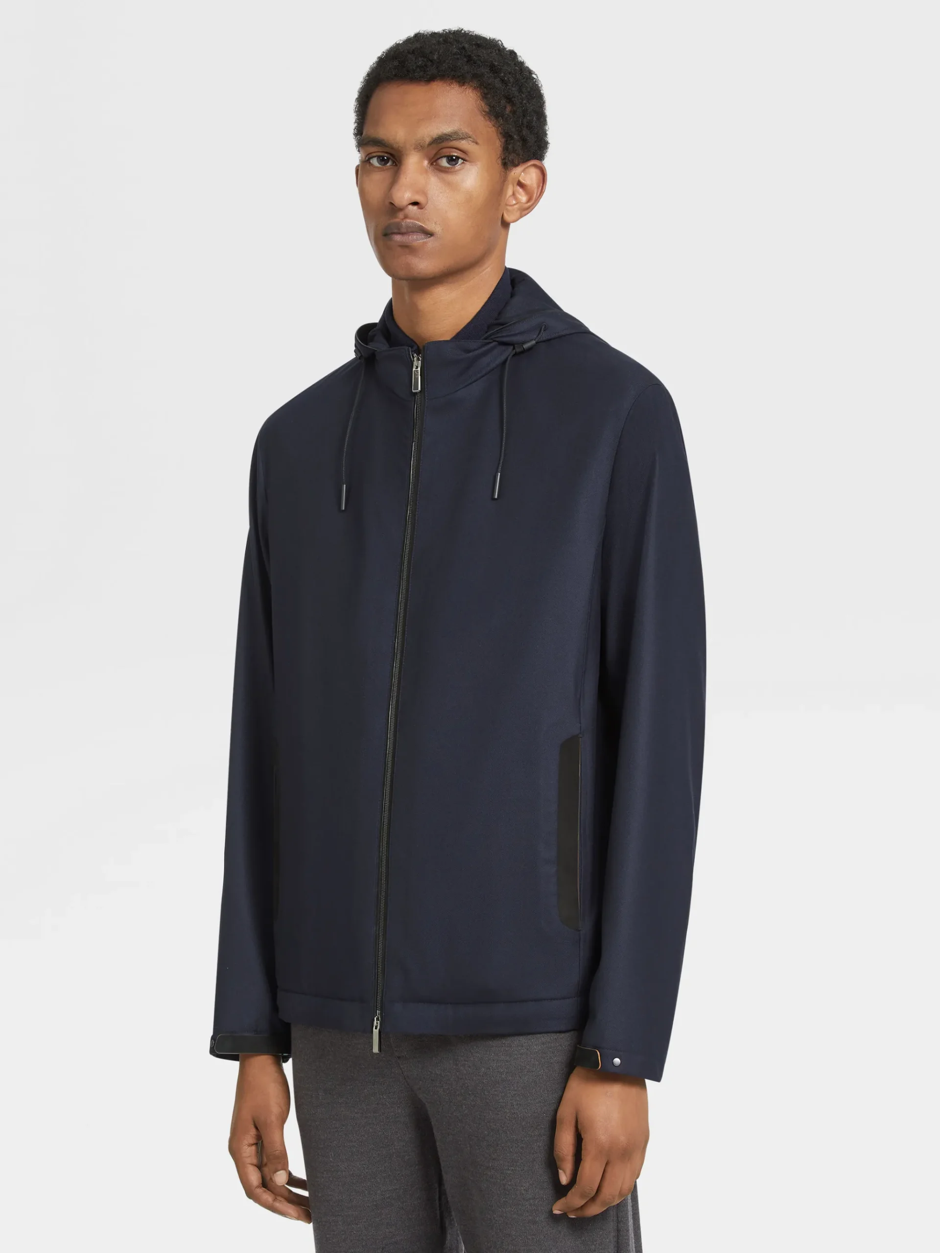12milmil12 Wool Padded Hooded Blouson