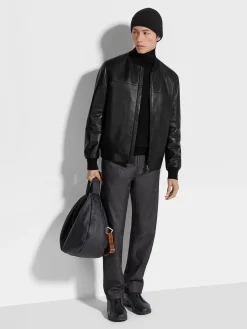 Nappa Leather Bomber