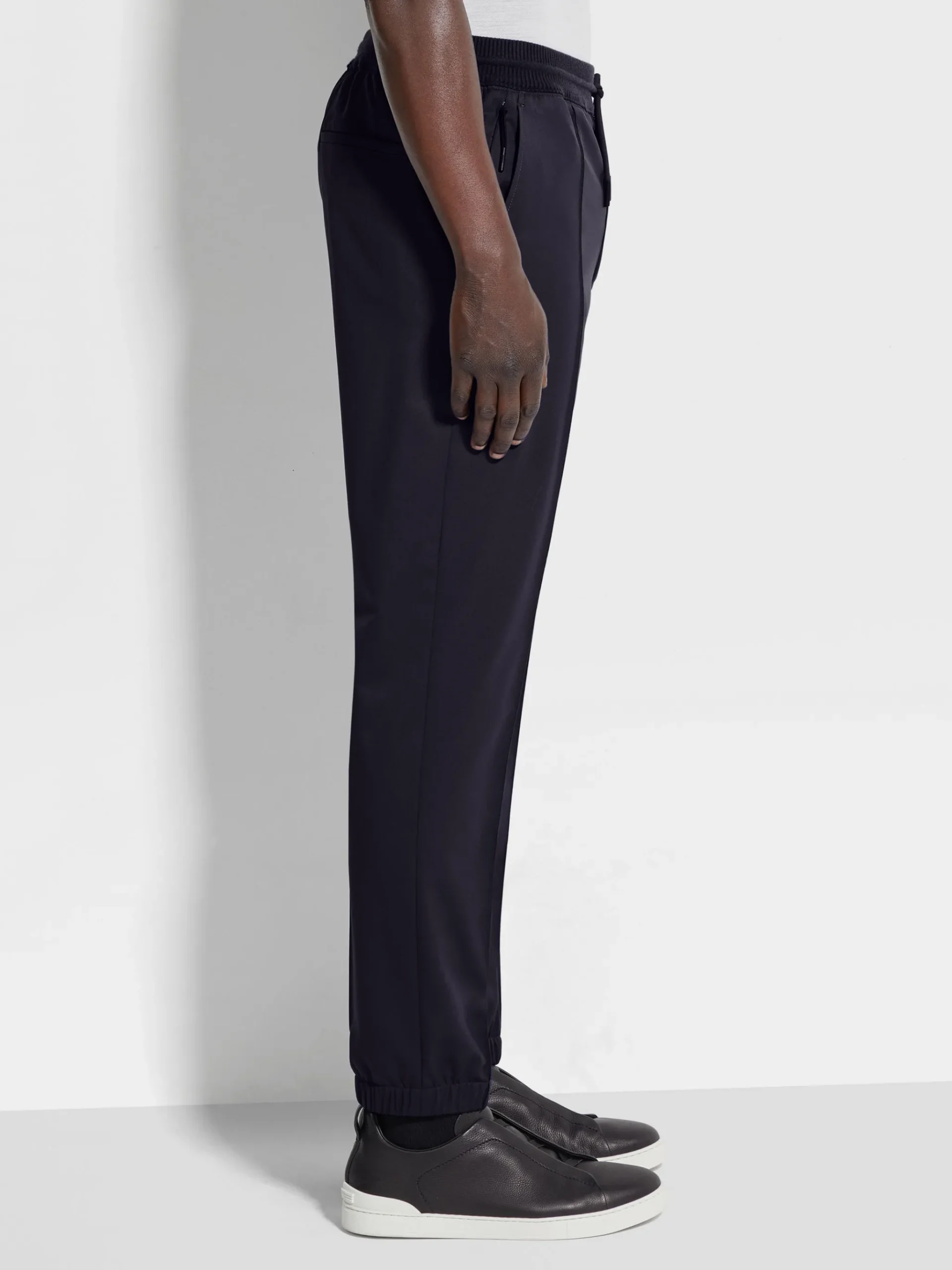 Navy Blue High Performance™ Wool Joggers