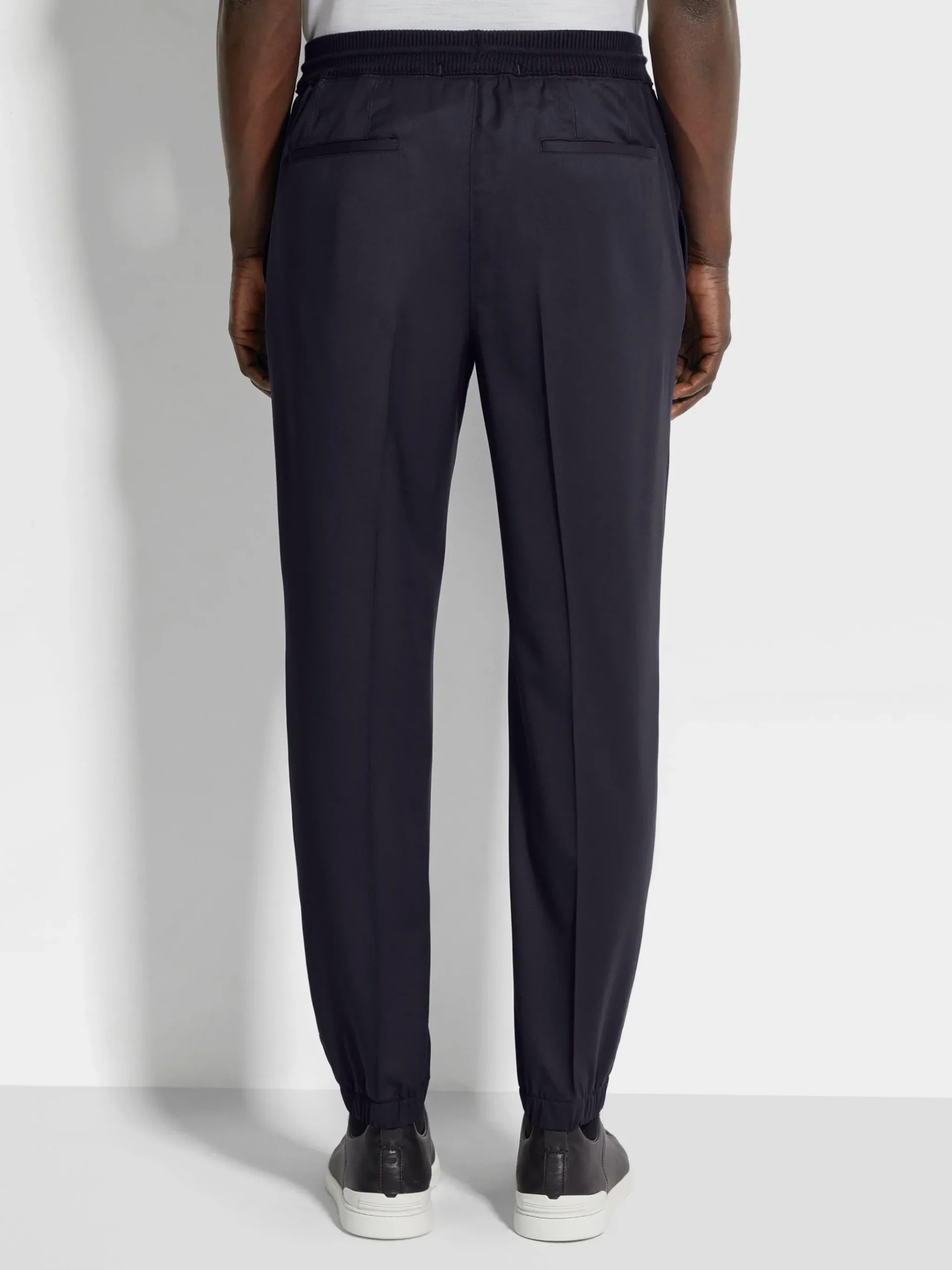 Navy Blue High Performance™ Wool Joggers