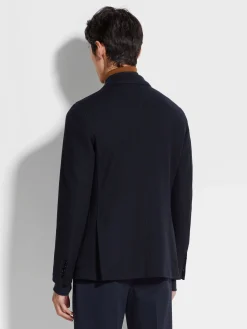 Navy Blue High Performance™ Jersey Jacket