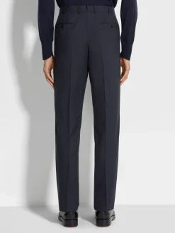 Navy Blue High Performance™ Wool Pants