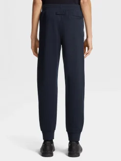 Navy Blue High Performance™ Wool Blend Joggers