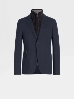 Navy Blue High Performance™ Jersey Jacket