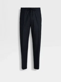 Navy Blue 15milmil15 Wool Joggers