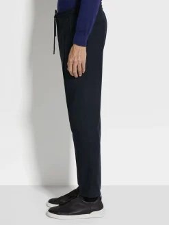 Navy Blue 15milmil15 Wool Joggers