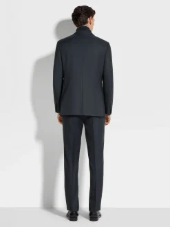 Navy Blue 15milmil15 Wool Suit