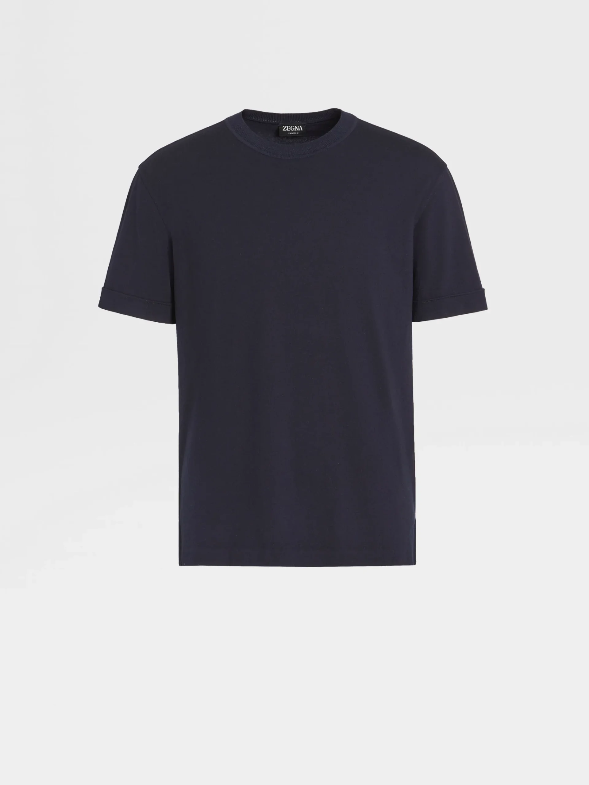 Navy Blue 12milmil12 Wool T-shirt