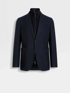 Navy Blue Trofeo™ Cashmere Jacket