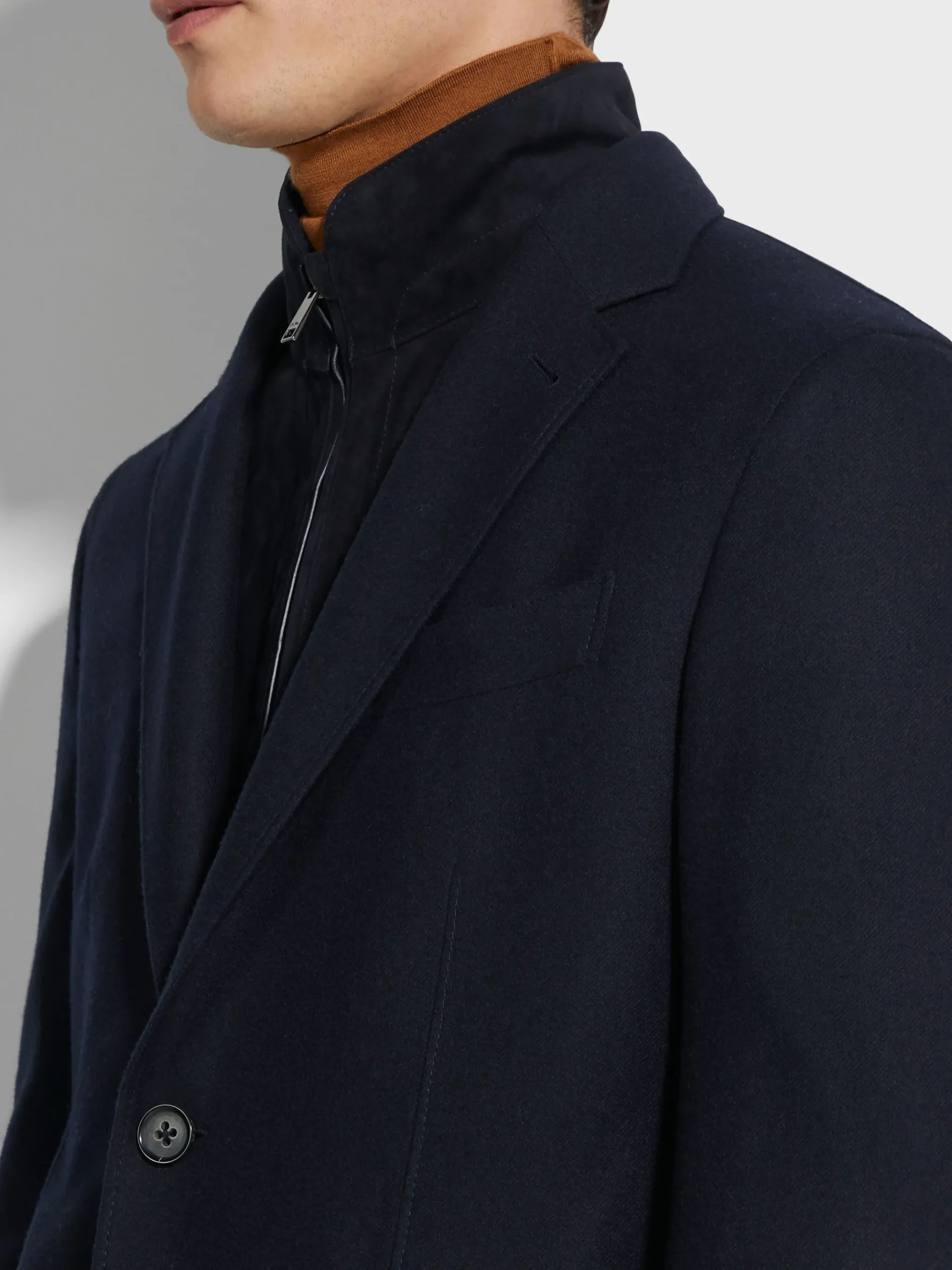 Navy Blue Trofeo™ Cashmere Jacket