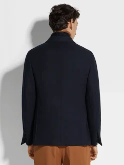 Navy Blue Trofeo™ Cashmere Jacket