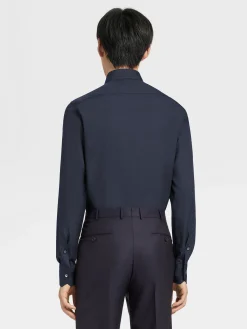 Navy Blue Trofeo™ Comfort Cotton Shirt