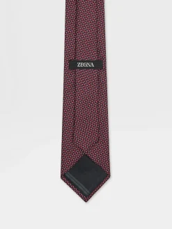 Red Silk Tie