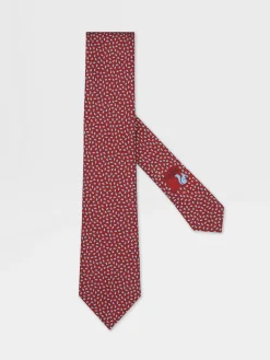 Red Silk Tie