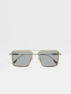 Satin Palladium Metal Sunglasses