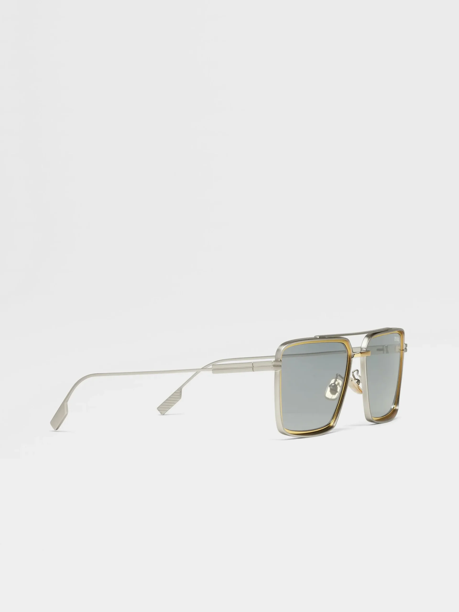 Satin Palladium Metal Sunglasses