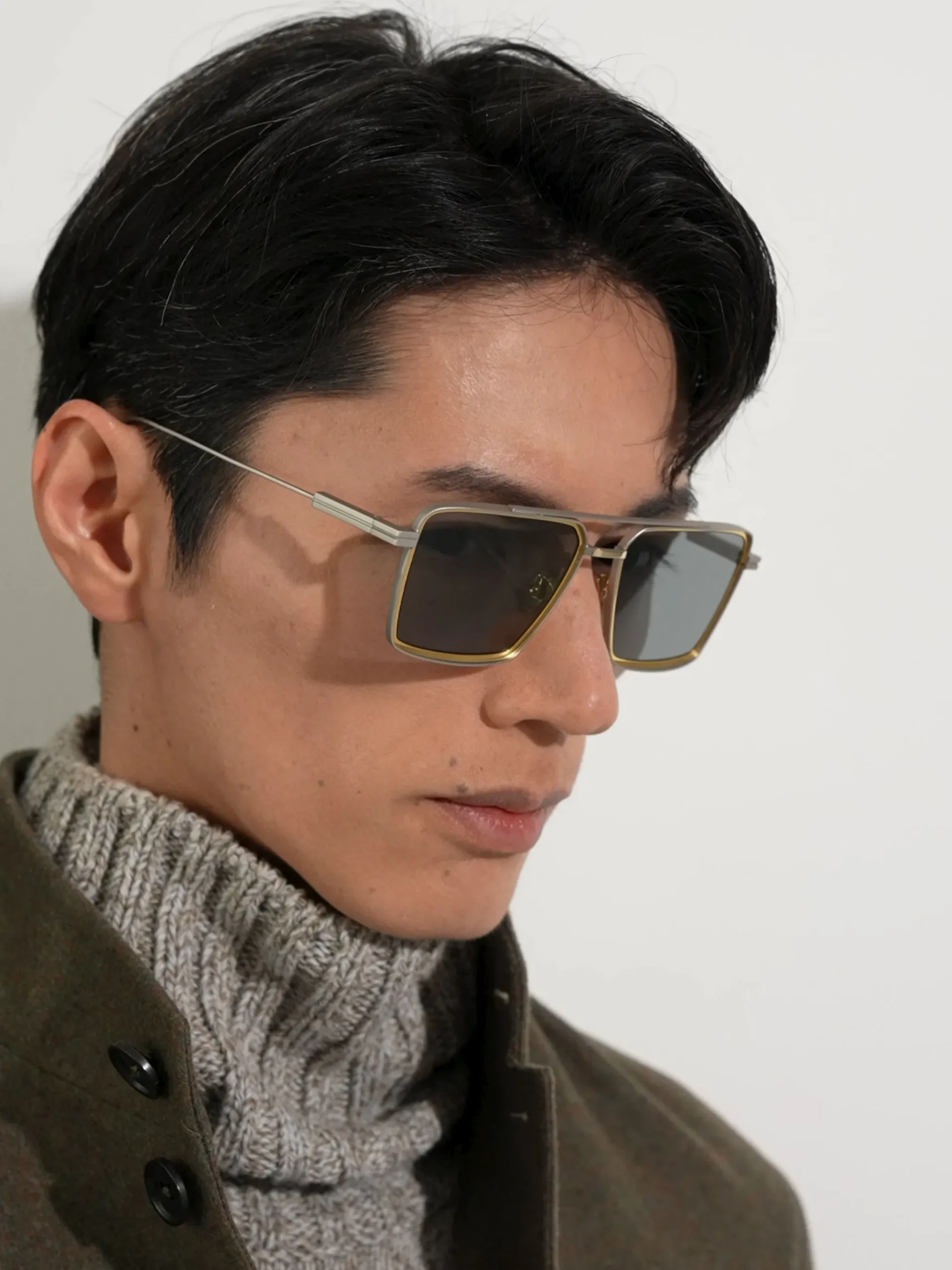 Satin Palladium Metal Sunglasses