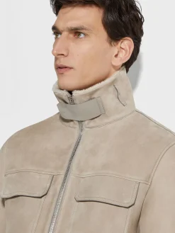 Shearling Wool Blouson