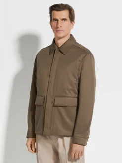 Silk and Cashmere Blouson