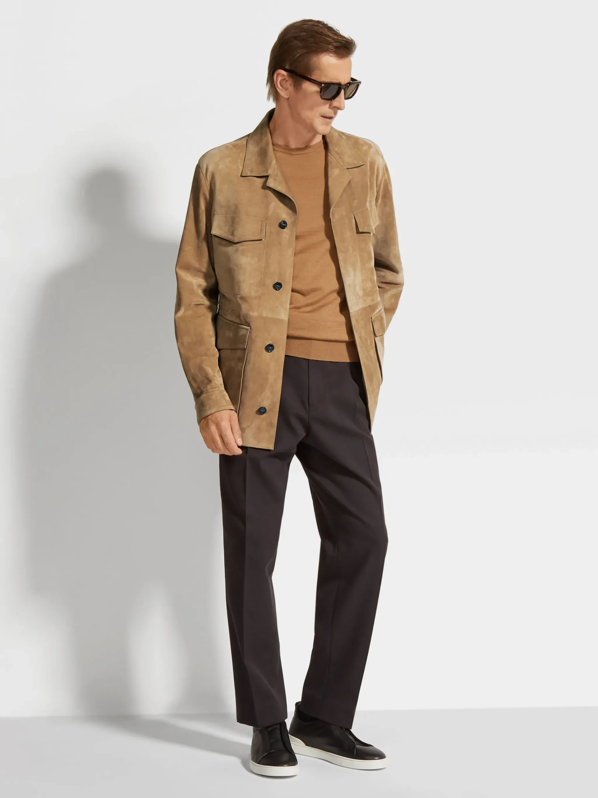 Suede Field Jacket