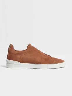 Tobacco Suede Triple Stitch™ Sneakers
