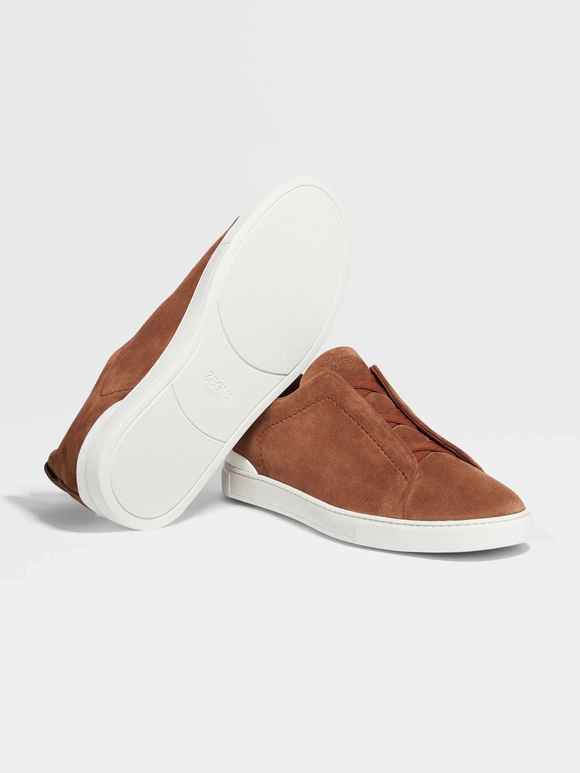 Tobacco Suede Triple Stitch™ Sneakers