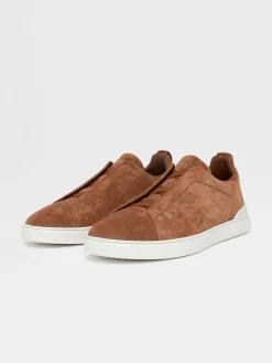 Tobacco Suede Triple Stitch™ Sneakers