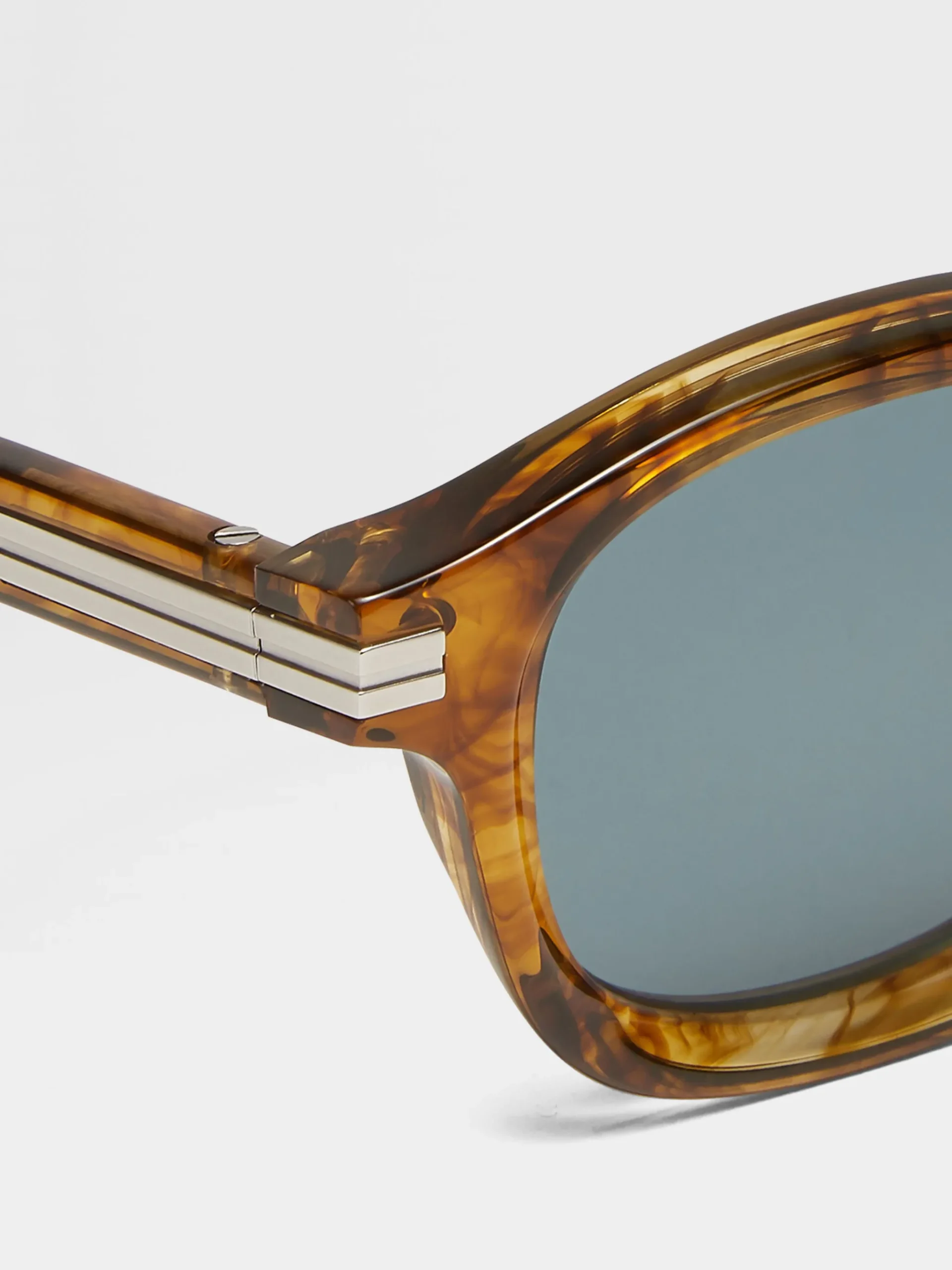 Transparent Brown Havana Aurora I Acetate Sunglasses
