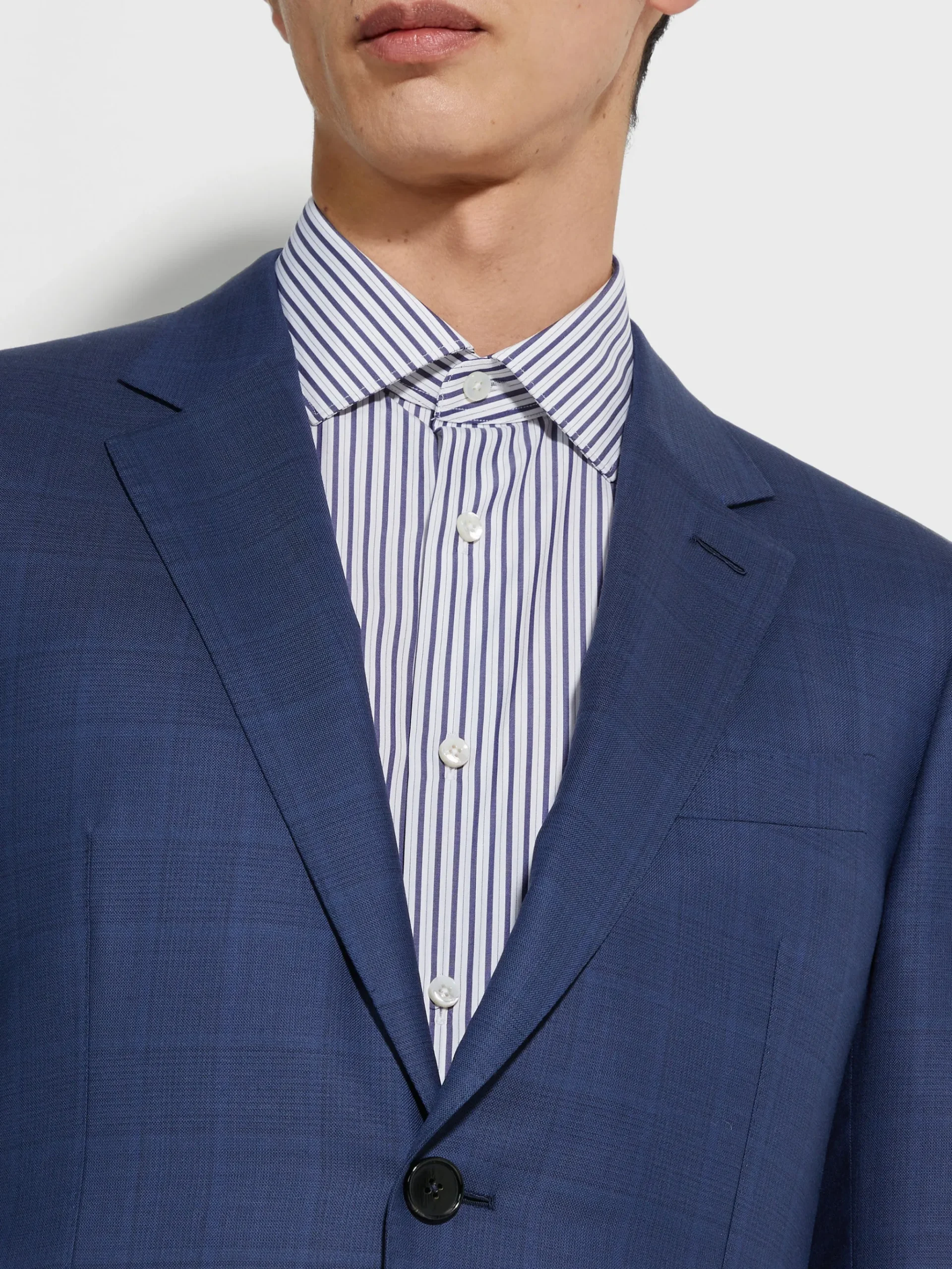 Utility Blue Centoventimila Wool Suit