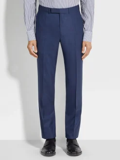 Utility Blue Centoventimila Wool Suit