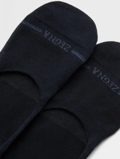 Utility Blue Cotton Blend Socks